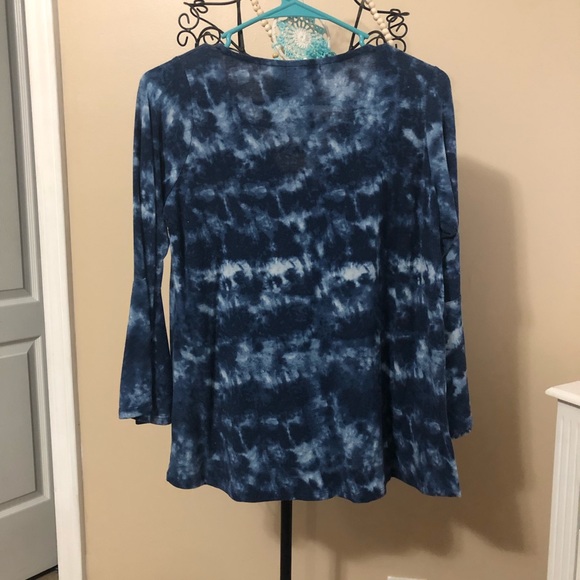 COPY - Thyme and Honey bell sleeve tie dye top - Picture 3 of 4